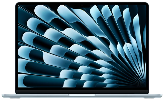 天蓝色 MacBook Air 笔记本